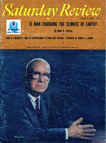 Bucky Fuller on the cover of the Saturday Evening Post
