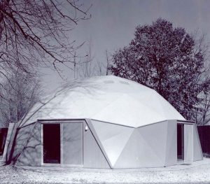 Geodesic exterior of the Bucky Dome.