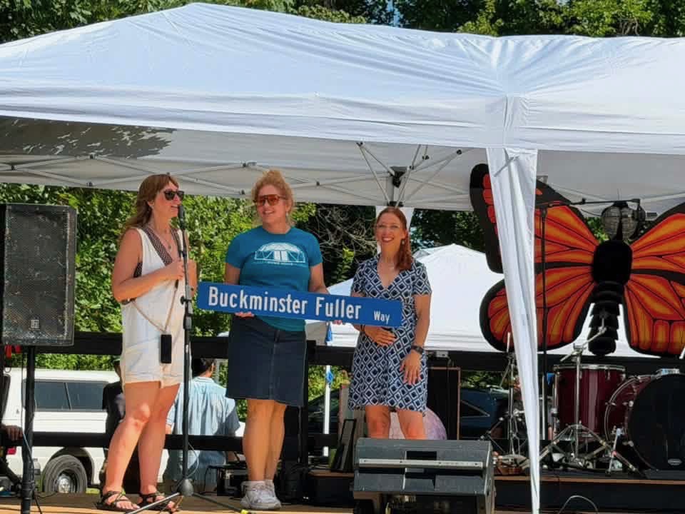 A musician performs on stage during live entertainment at the 2026 Bucky's Birthday Block Party in Carbondale, Illinois.
